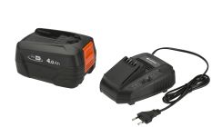 LITHIUM BATTERY SET GARDENA PBA 18V / 72 P4A 4,0Ah & CHARGE CHARGER AL 1830