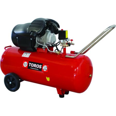 SINGLE PHASE AIR COMPRESSOR TOROS TM 100/3 SINGLE BLOCK