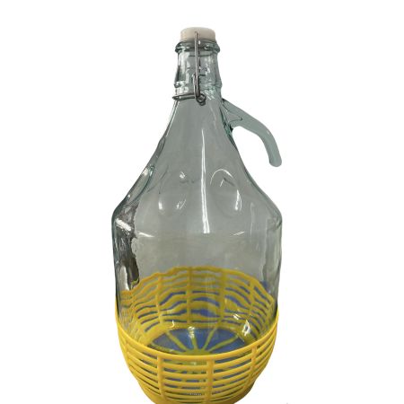 GLASS DAMITZAN ROUND 5LT WITH SHUTTER