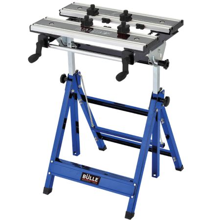 WORKSHOP WITH ALUMINUM TENDING BULLE HEAVY TABLE