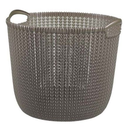 ΚΑΛΑΘΙ ΡΟΥΧΩΝ CURVER KNIT L 30 LT ΚΑΦΕ