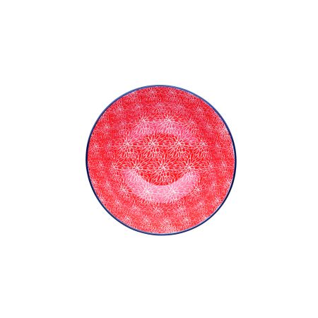 ΜΠΩΛ ΦΑΓΗΤΟΥ KITCHEN CRAFT RED FLORAL 15,5 X 7,5 CM (ΣΥΣΚΕΥΑΣΙΑ 4 ΤΕΜΑΧΙΩΝ)