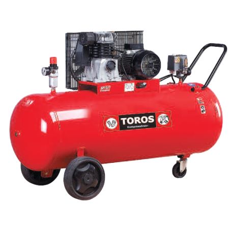 SINGLE PHASE AIR COMPRESSOR TOROS \'\' RED LINE \'\' MK 103-200-3M