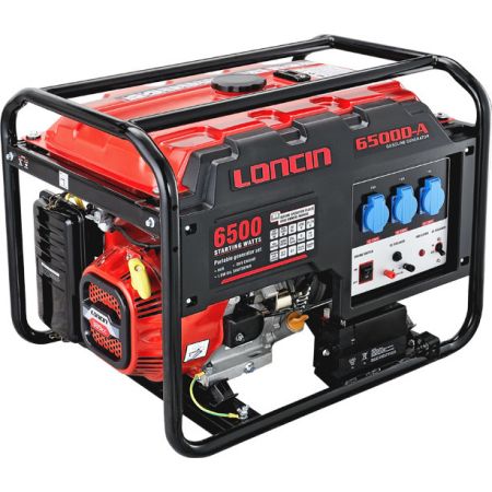 GASOLINE MOTOR PHASE GENERATOR LONCIN LC 6500DA