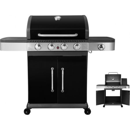 UNIMAC PREMIUM LPG GRILL WITH 4 BURNERS +1 SIDE HOB