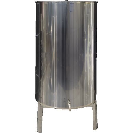 STAINLESS STEEL OIL-WINE TANK OPEN TYPE BOUGAS 50 lt