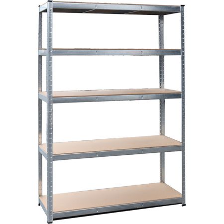 ΓΑΛΒΑΝΙΖΕ ΡΑΦΙΕΡΑ ΜΕ ΞΥΛΙΝΑ ΡΑΦΙΑ BULLE  120X45X180 CM