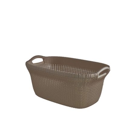 ΚΑΛΑΘΙ ΡΟΥΧΩΝ CURVER KNIT  40 LT ΚΑΦΕ