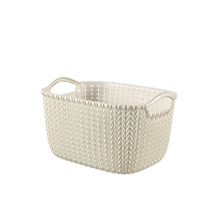 SQUARE CURVER KNIT XS 3 LT BEIGE