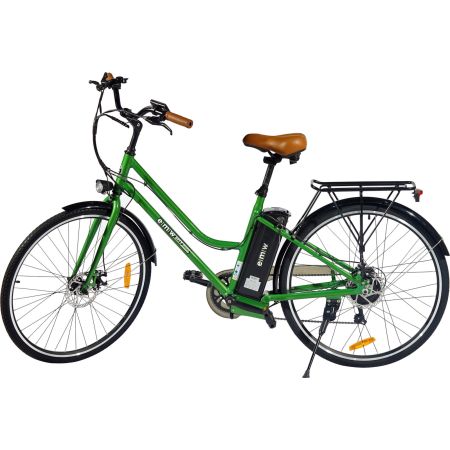 ΗΛΕΚΤΡΙΚΟ ΠΟΔΗΛΑΤΟ EMW CITY BIKE 28 ΙΝΤΣΩΝ DOUBLE DISK ΠΡΑΣΙΝΟ