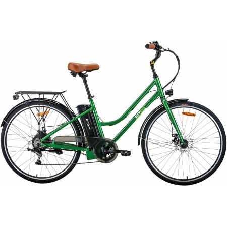 ΗΛΕΚΤΡΙΚΟ ΠΟΔΗΛΑΤΟ EMW CITY BIKE 28 ΙΝΤΣΩΝ DOUBLE DISK ΠΡΑΣΙΝΟ