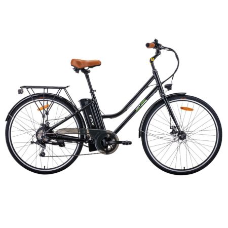 ΗΛΕΚΤΡΙΚΟ ΠΟΔΗΛΑΤΟ EMW CITY BIKE 28 ΙΝΤΣΩΝ DOUBLE DISK ΜΑΥΡΟ