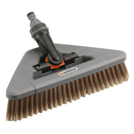 GARDENA CLEANSYSTEM TRIANGLE WATER BRUSH WITH ROTARY JOINT