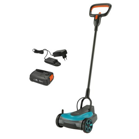 GARDENA HANDYMOWER 22 / 18V P4A BATTERY LAWN MACHINE SET WITH BATTERY & CHARGER