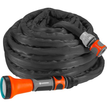 LIANO GARDENA FABRIC RUBBER SET WITH WATER PISTOL & OGS CONNECTORS