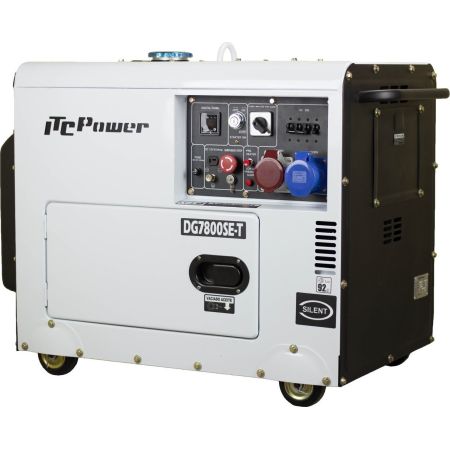 DIESEL ENGINE THREE PHASE GENERATOR ITC POWER DG 7800SE-T FULL POWER