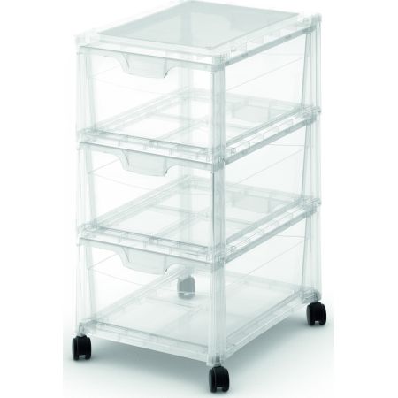 ΣΥΡΤΑΡΙΕΡΑ KIS SPIDER 29 X 38 X 56 CM ΔΙΑΦΑΝΟ