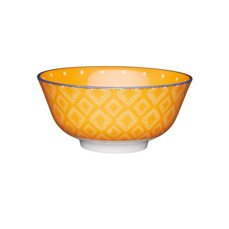 ΜΠΩΛ ΦΑΓΗΤΟΥ KITCHEN CRAFT ORANGE SPOT 15,5 X 7,5 CM (ΣΥΣΚΕΥΑΣΙΑ 4 ΤΕΜΑΧΙΩΝ)