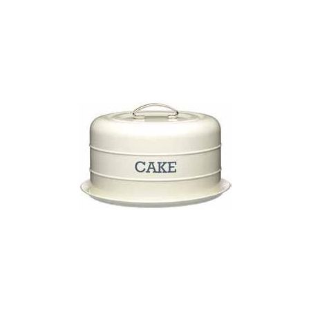 METAL CAKE CAKE FOR LID WITH KITCHEN CRAFT LIVING NOSTALGIA 28,5 X 18 CM BEIGE