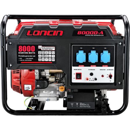 GASOLINE MOTOR PHASE GENERATOR LONCIN LC 8000DA