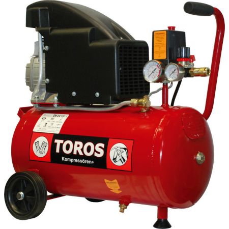 SINGLE PHASE AIR COMPRESSOR TOROS EM 24/2 SINGLE BLOCK