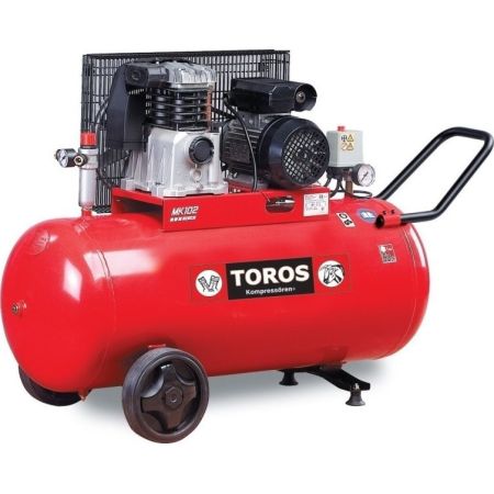 SINGLE PHASE AIR COMPRESSOR TOROS \'\' RED LINE \'\' MK 103-150-3M