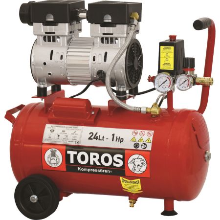 SINGLE PHASE AIR COMPRESSOR TOROS SILENT (LOW NOISE) SINGLE BLOCK 50L