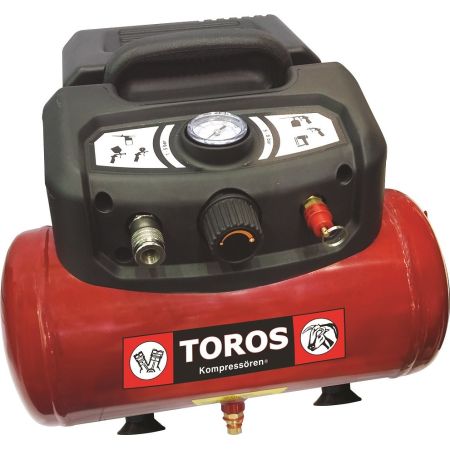 TOROS PORTABLE SINGLE PHASE AIR COMPRESSOR 1,5HP / 6LT