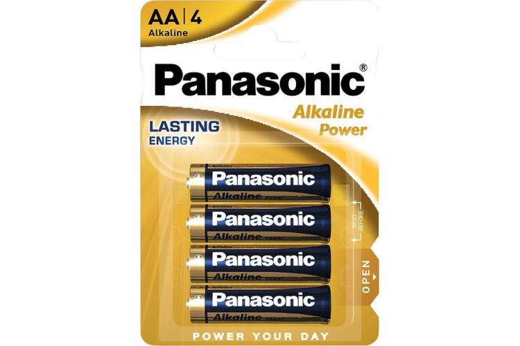 ΣΕΤ 4 ΜΠΑΤΑΡΙΕΣ ALKALINE POWER PANASONIC AA