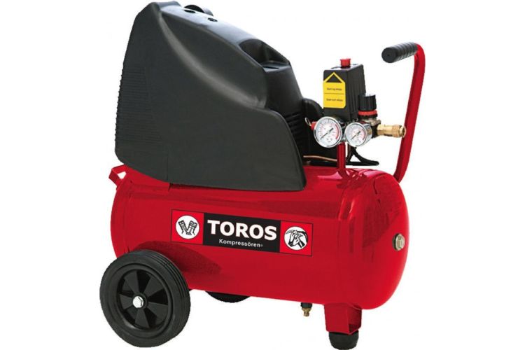 ΜΟΝΟΦΑΣΙΚΟΣ ΑΕΡΟΣΥΜΠΙΕΣΤΗΣ TOROS 2HP/24Lt ΜΟΝΟΜΠΛΟΚ