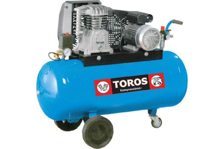 ΤΡΙΦΑΣΙΚΟΣ ΑΕΡΟΣΥΜΠΙΕΣΤΗΣ TOROS \'\'BLUE LINE\'\' N2.8S-100C-3T