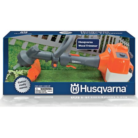 HUSQVARNA BATTERY MOWER TOY WITH TURNING SOUND AND THREAD