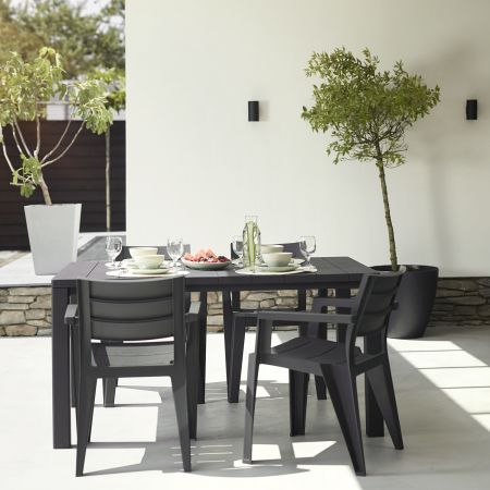 KETER JULIE TABLE IN GRAPHITE