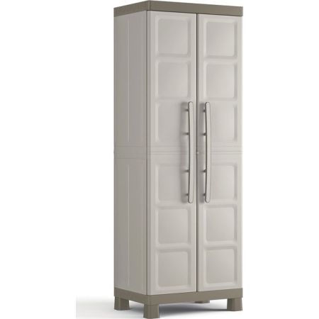 DOUBLE WARDROBE WITH 4 SHELVES KETER EXCELLENCE NORMAL UTILITY BEIGE