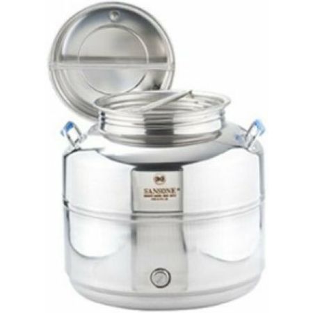 STAINLESS WATER TANK WITH SCREW LID SANSONE EUROPA 30 lt